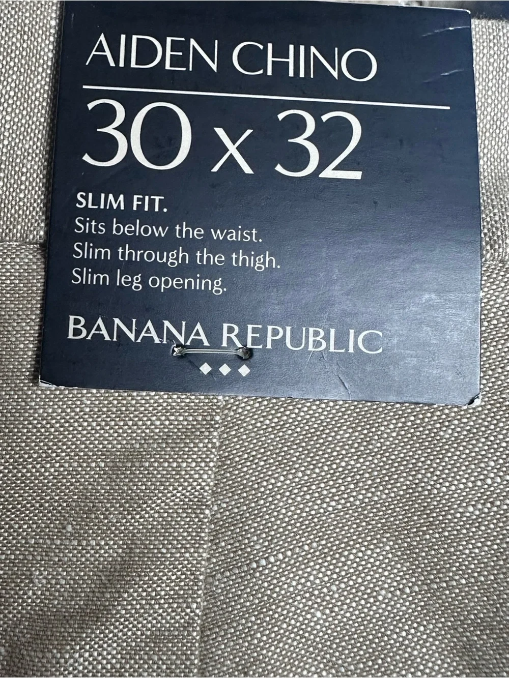Banana Republic Slim Fit Chinos in Light Brown